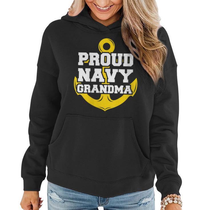 Proud Navy Grandma Navy Family Women Hoodie