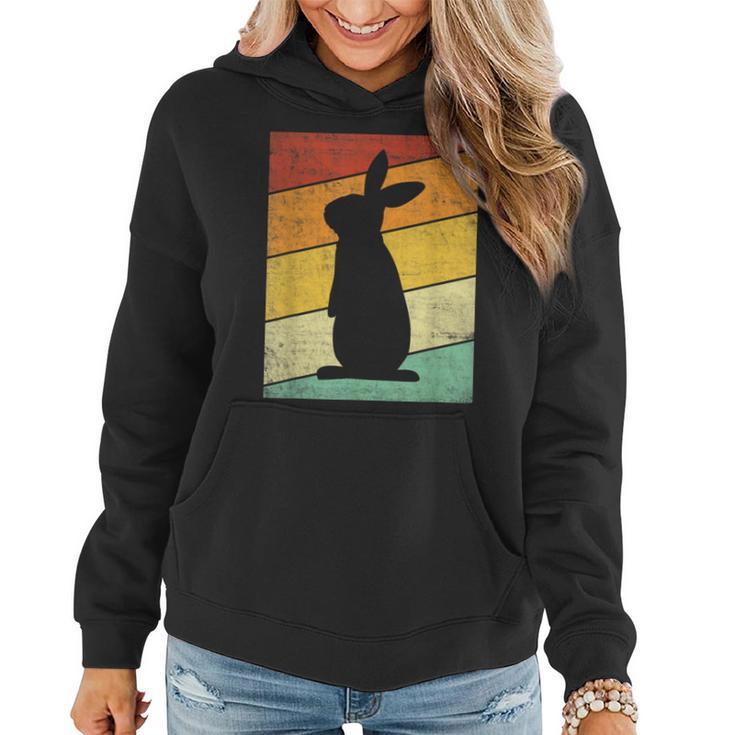 Rabbit Retro Vintage 80S Style Bunny Lover Women Hoodie