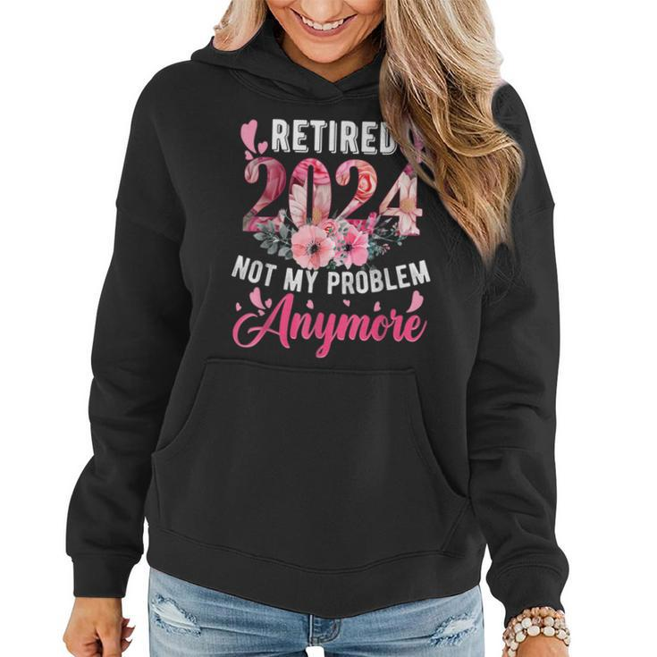 Retired 2024 Retirement For 2023 Floral Women Hoodie
