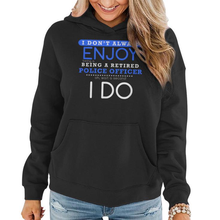 Retired Police Officer Leo Academy Military Women Hoodie