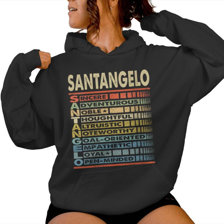 Santangelo Family Name Last Name Santangelo Women Hoodie