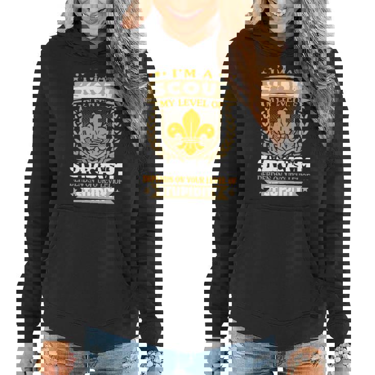 Scout My Level Of Sarcasm Sweat à capuche femme