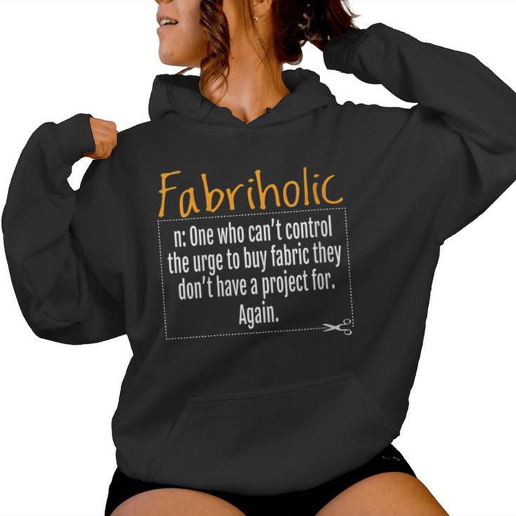 Sewing Pun Humor Crafter Quilter Quilting Quotes Idea Women Hoodie