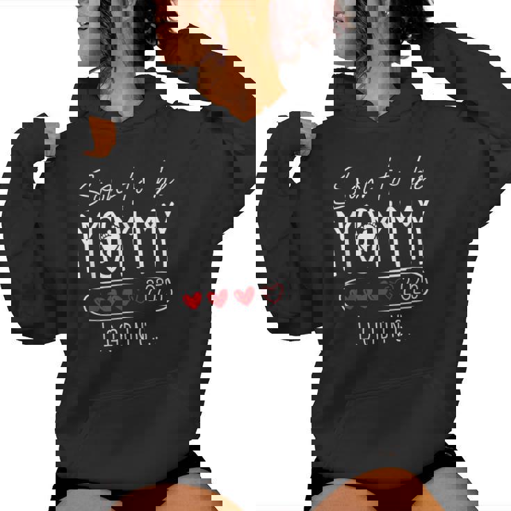 Soon To Be Mommy 2025 Mom Est 2025 Loading Promoted To Mommy Women Hoodie