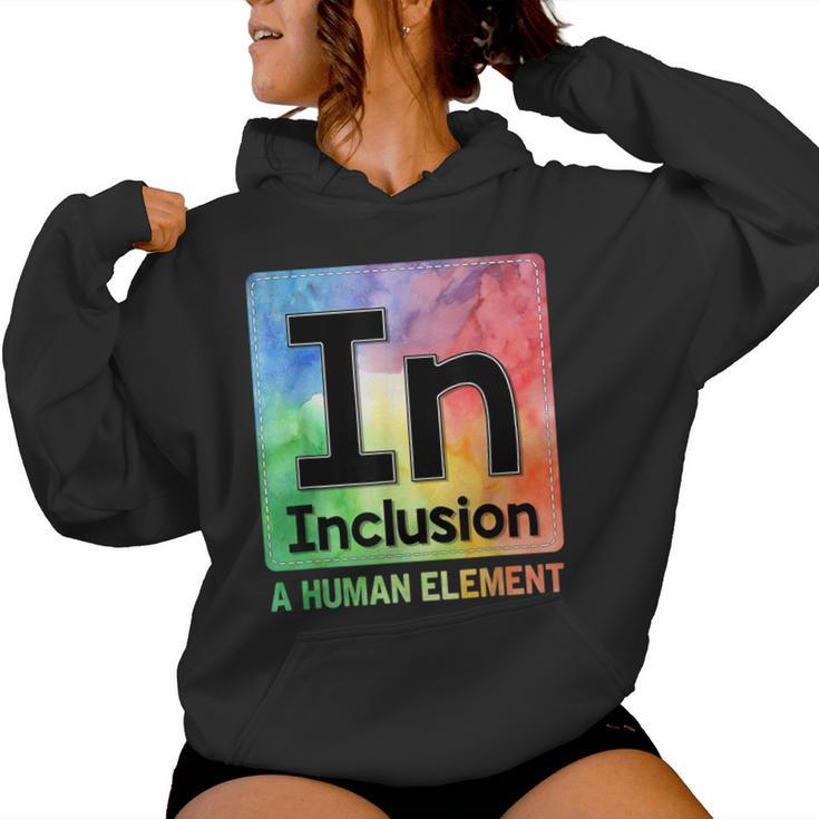 Special Ed Teacher In Inclusion A Human Element Sped Teacher Women Hoodie