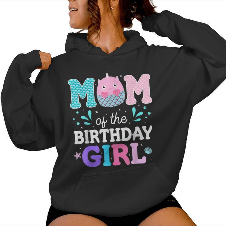 Squish Mom Mallow Matching Squish Birthday Girl Mother's Day Women Hoodie