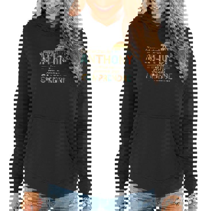 Sweat à capuche femme Anthony Unique, C'est un Truc de Anthony Design Coucher de Soleil