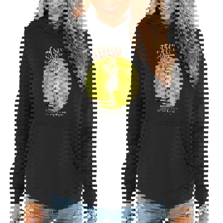Sweat à capuche femme Genesis Nursery Cryme, Design Vintage pour Fans