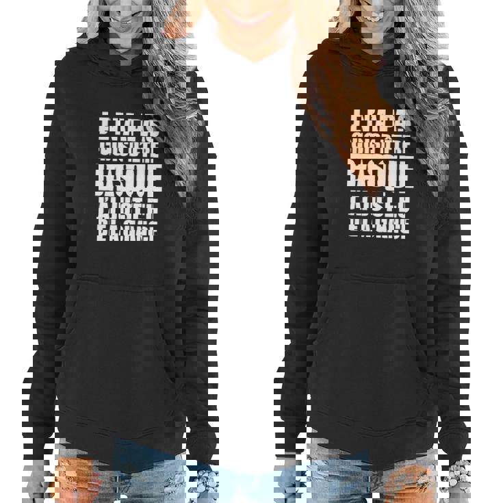 Sweat à capuche femme Les Basques avec Motifs Traditionnels