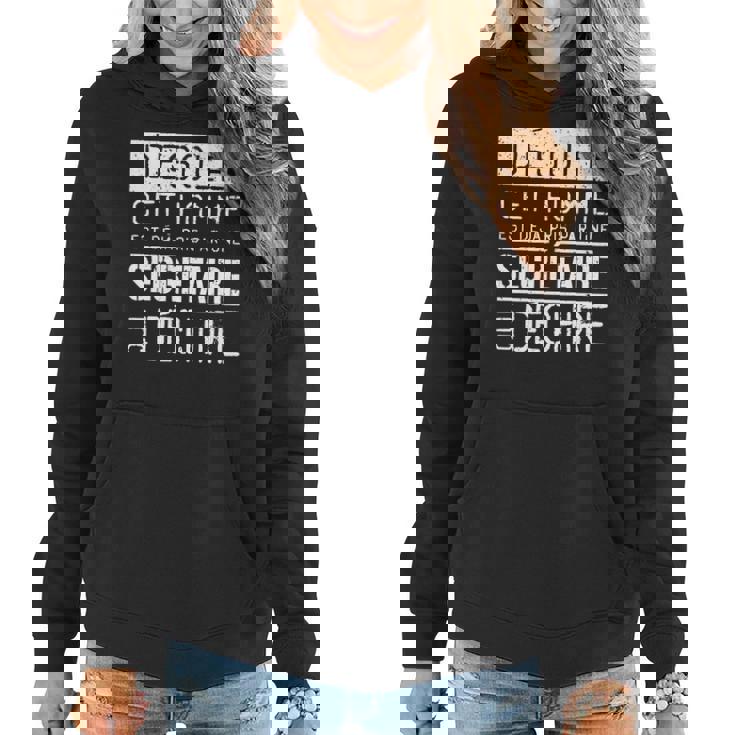 T-shirt à manches longues Secrétaire Désolé Humour Homme et Femme