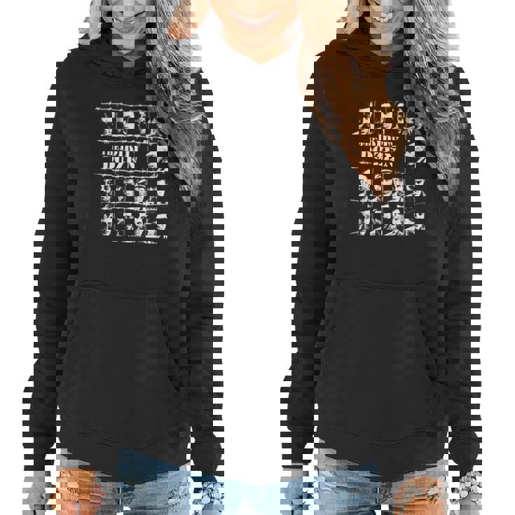 Sweat à capuche femme The Dirty Dozen Hommage Film de Guerre, Design Portraits Vintage