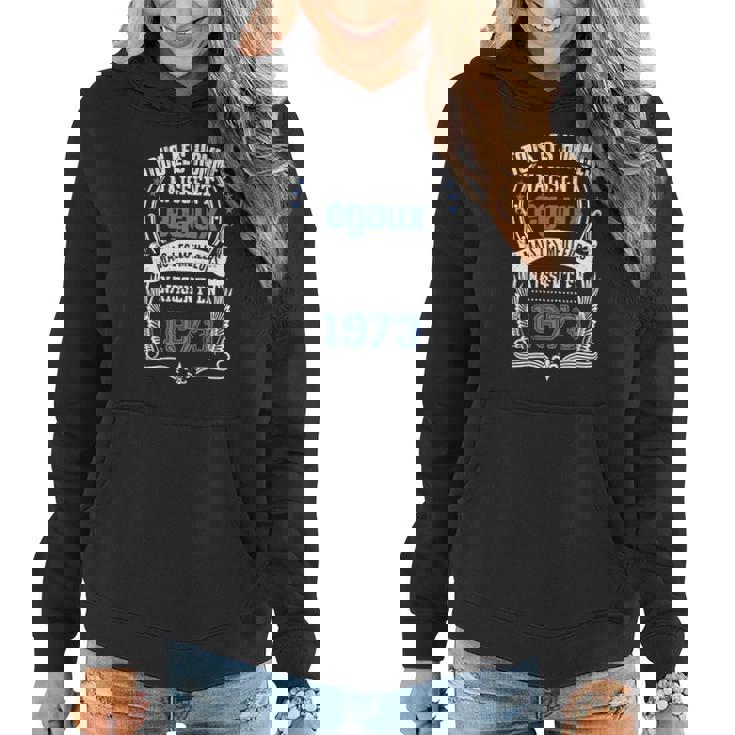 Sweat à capuche femme Vintage Année 1973, Design Rétro Unisexe