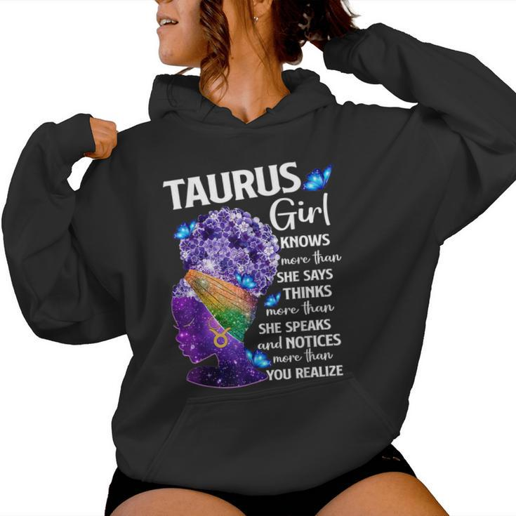 Taurus Queen Sweet As Candy Birthday For Black Women Women Hoodie