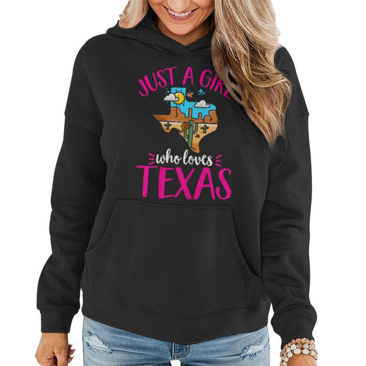 Texas Home Love Texan Girl Who Loves Her Texas Women Hoodie