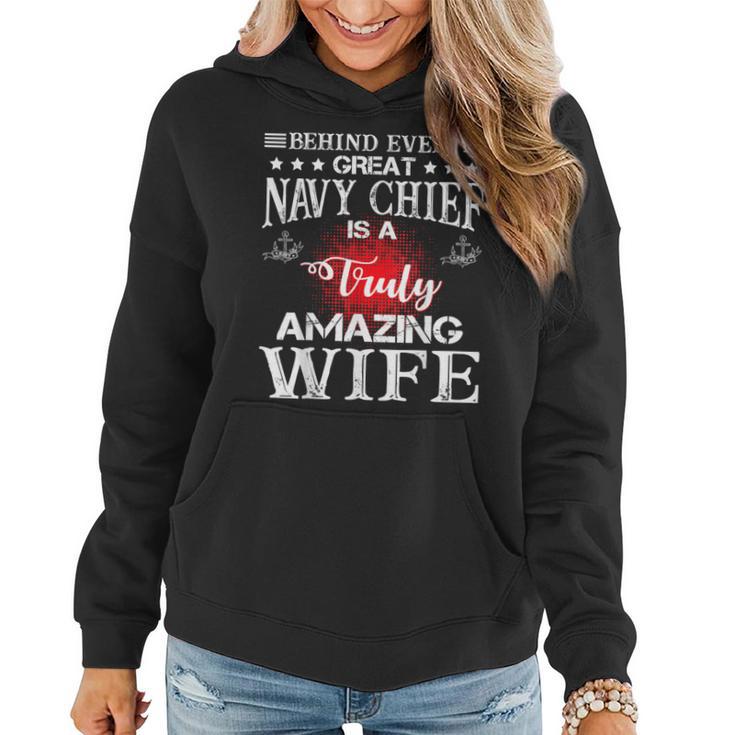 A Truly Amazing Wife Navy Chief  Women Hoodie