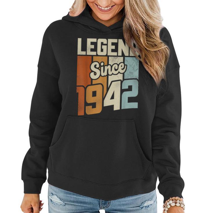 Vintage 1942 81 Birthday Decorations 81St Birthday Women Hoodie