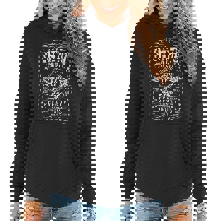 Vintage 1974 50Th Birthday Decorations For Women Women Hoodie