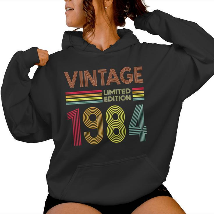 Vintage 1984 40Th Birthday 40 Years Old Women Hoodie