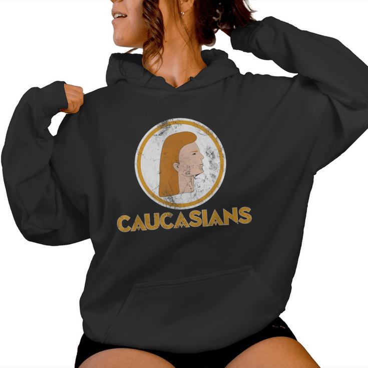 Vintage Caucasians Pride Caucasian Woman Women Hoodie