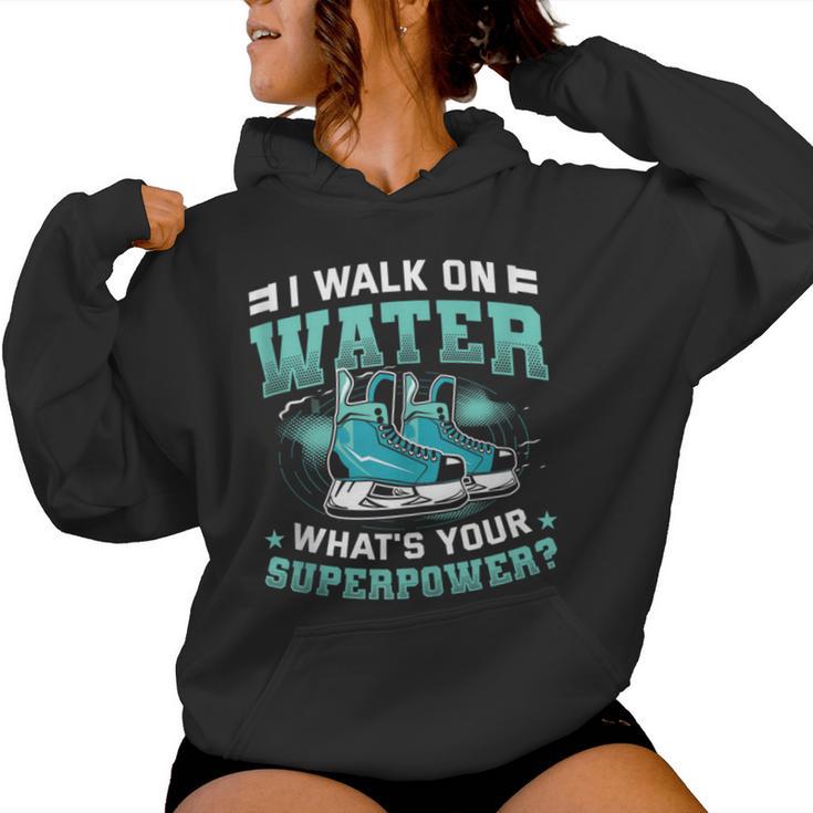 Walk On Water Figure Skating Women Hoodie