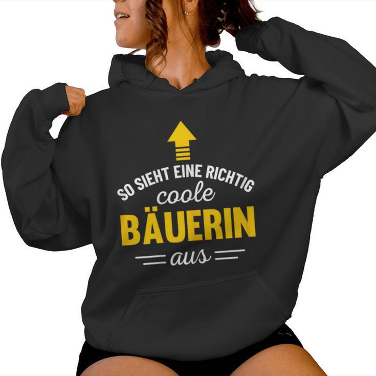 Women's Farmer's Work – So Sieht Eine Coole Bauerin Aus Kapuzenpullover für Damen