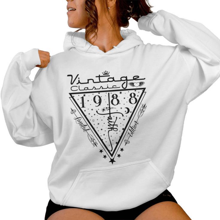 36 Year Old Vintage 1988 36Th 36Th Birthday Women Hoodie