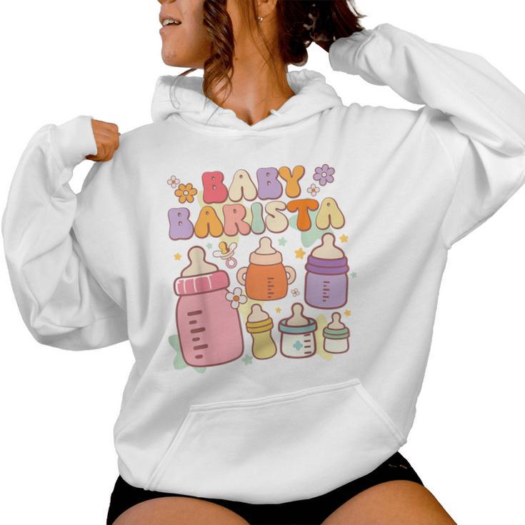 Baby Barista Baby Nurse Nicu Nurse Milk Bottle Women Hoodie