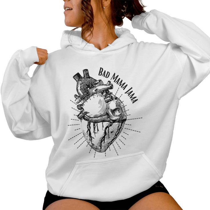 Bad Mama Jama Heart Women Hoodie