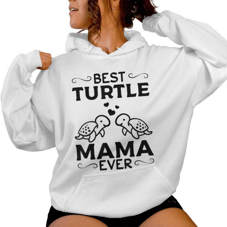 Beste Schildkröte Mama Aller Zeiten Meeresschildkröten Mama Süße Schildkröte Kapuzenpullover für Damen