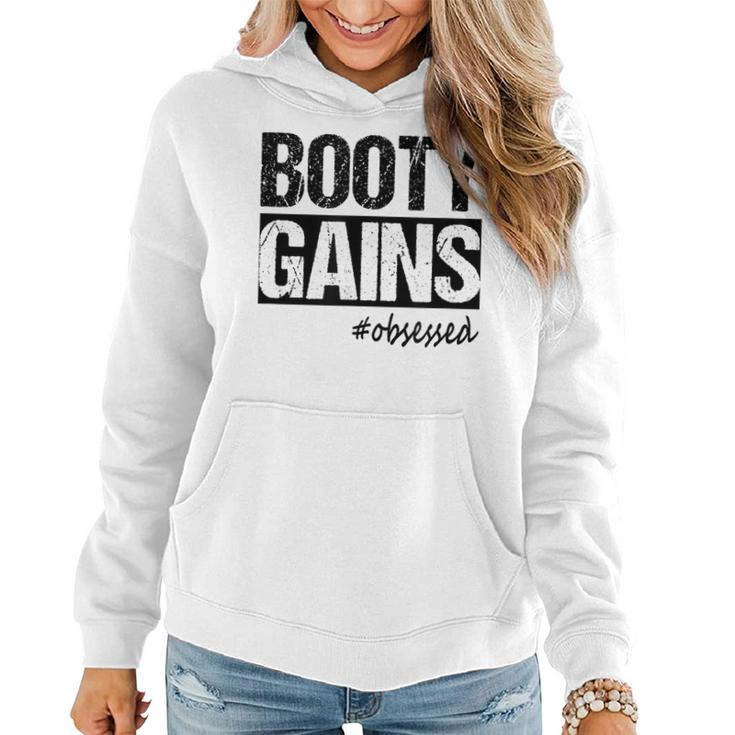 Booty Gains Beach Body Squat Band Workout T Women Hoodie