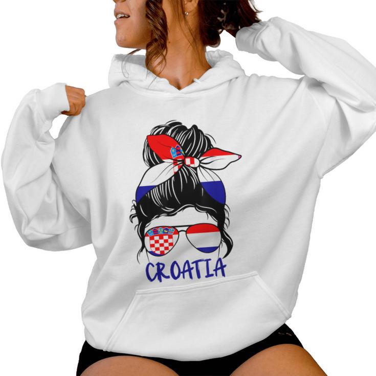 Sweat à Capuche Design Drapeau Croatie - Motif Cœur Fierté Nationale