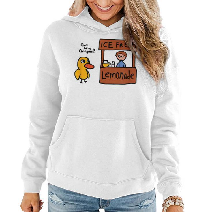 The Duck Song Got Any Grapes Meme Women Hoodie