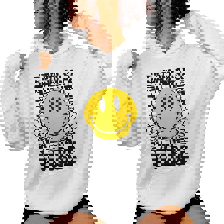 Eleven Is A Vibe 11Th Birthday Groovy Boys Girls 11 Year Old Women Hoodie