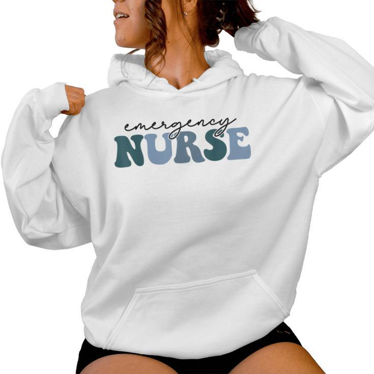 Er Nurse Emergency Room Nurse Nursing School Nurse Week Women Hoodie