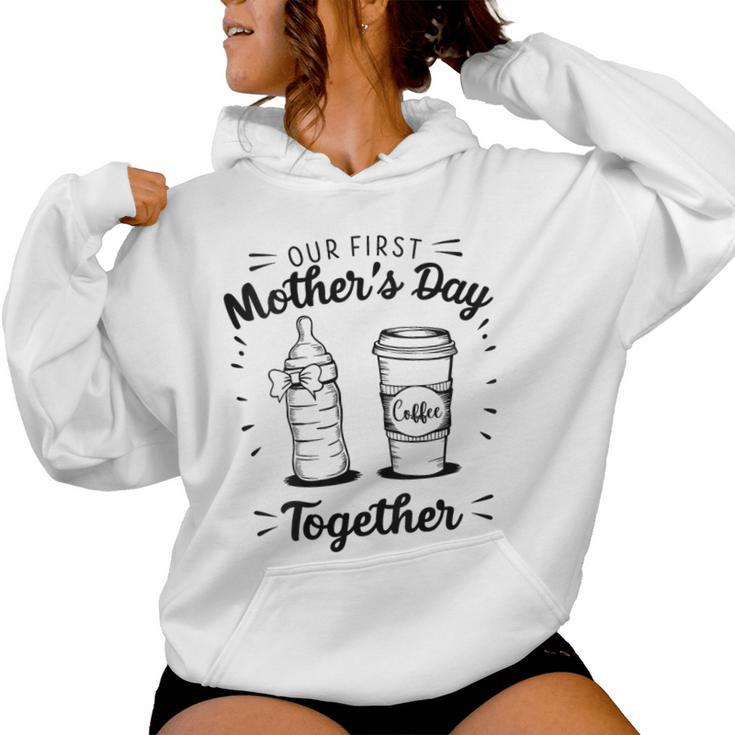 Our First Together Matching Retro Vintage Women Hoodie