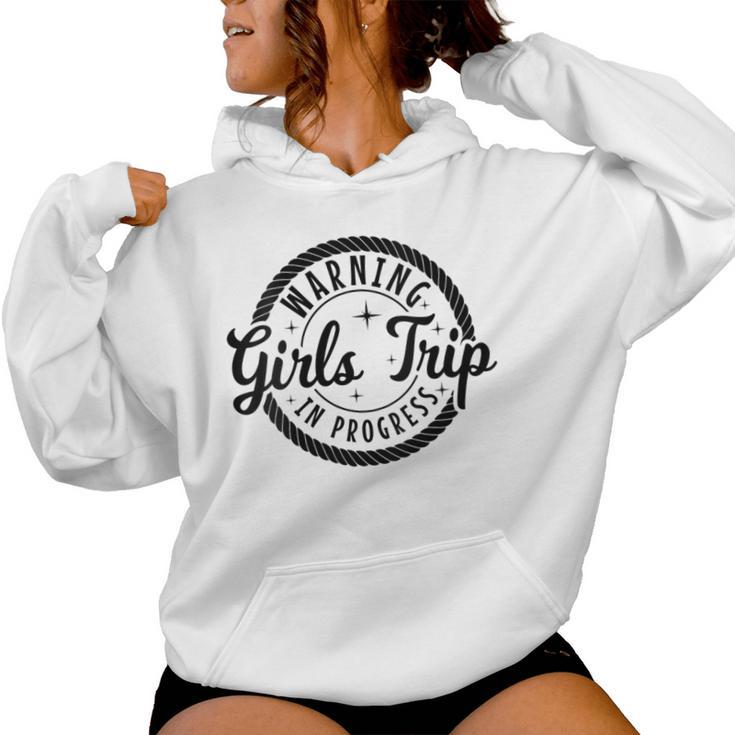 Girls Trip 2023 Warning Vacation Outfit Matching Group Women Hoodie