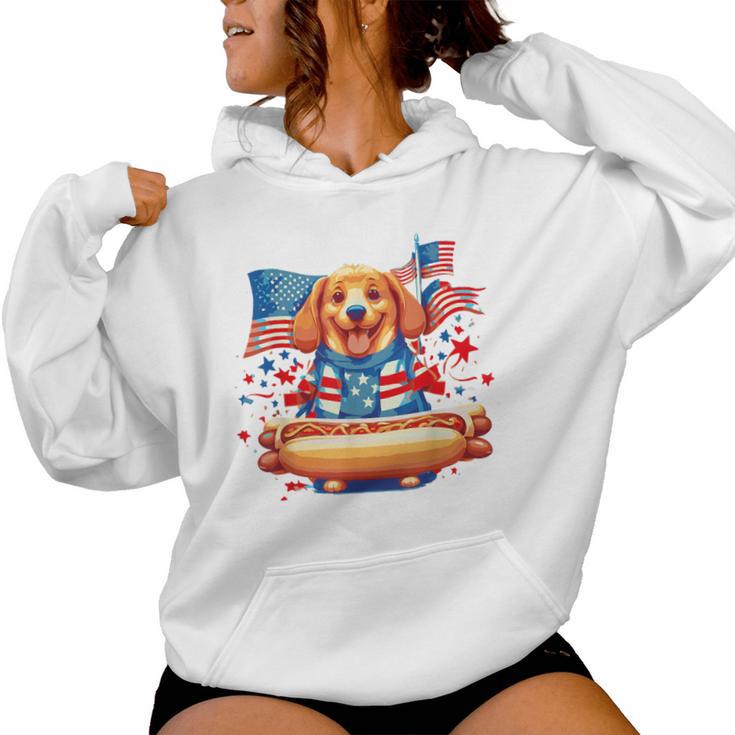 Hot Dog Sausages Frank Day Merican Sarcastic Food Animal Women Hoodie