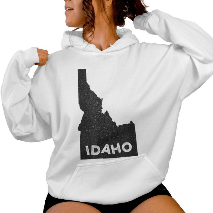 Idaho Roots State Map Home Love Pride Women Hoodie