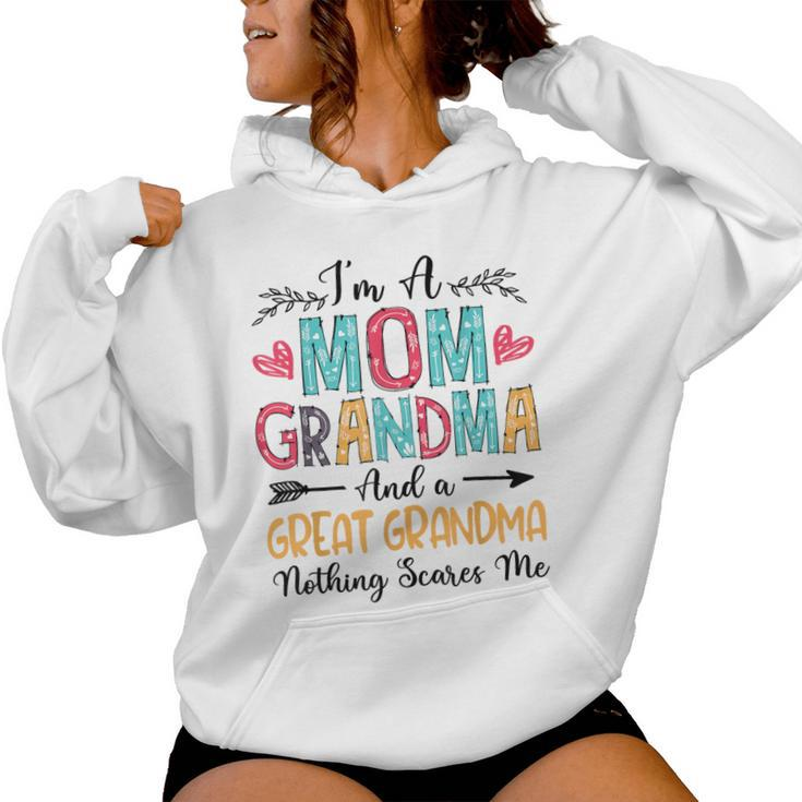 I'm A Mom Grandma And A Great Grandma Mother's Day 2024 Women Hoodie