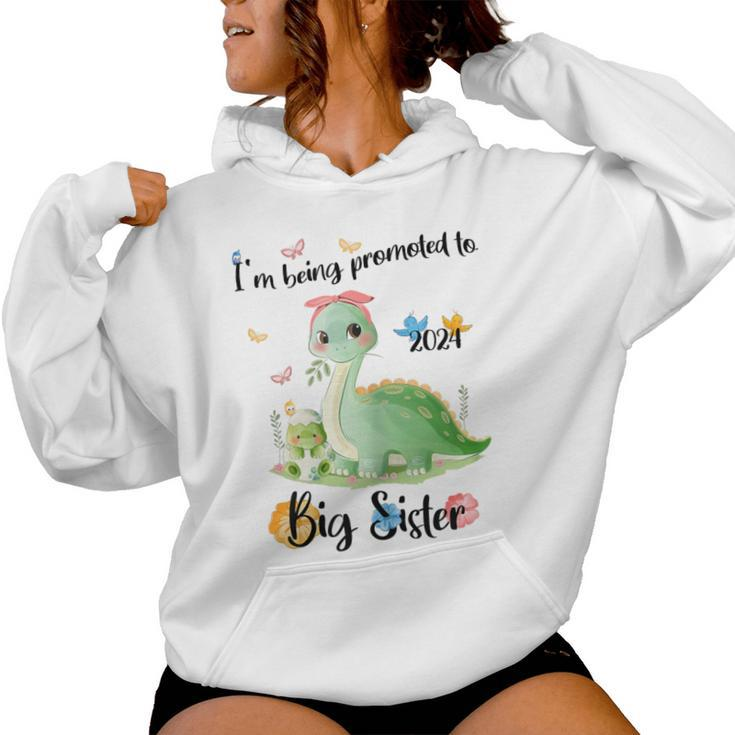 I'm Being Promoted To Big Sister 2024 Women Hoodie
