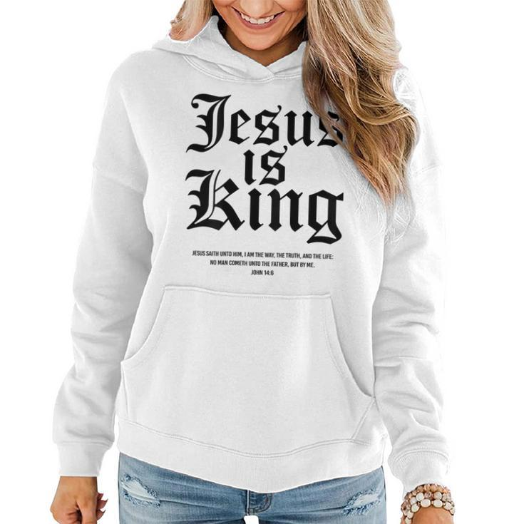 Jesus Is King Christian Faith Women Women Hoodie