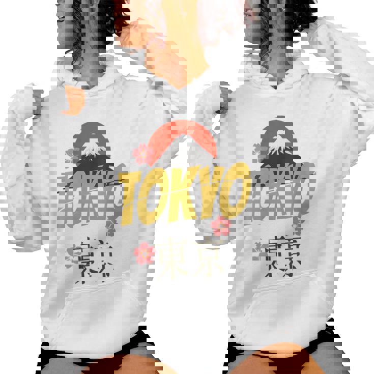 Kanji Tokyo Dans Le Japonais Du Mont Fuji Japon Sweat à capuche femme