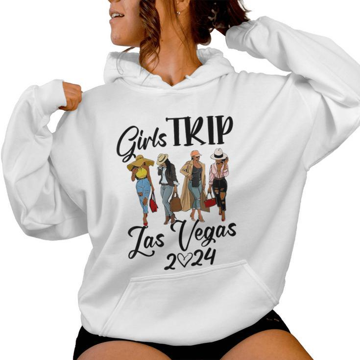 Las Vegas Girls Trip 2024 Birthday Squad Vacation Women Hoodie