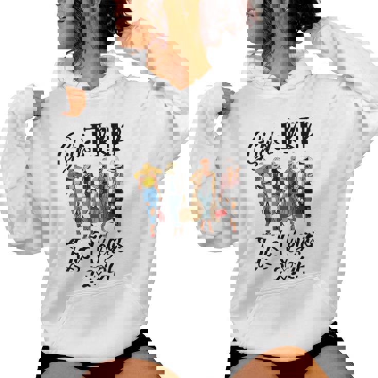 Las Vegas Girls Trip 2024 Birthday Squad Vacation Women Hoodie