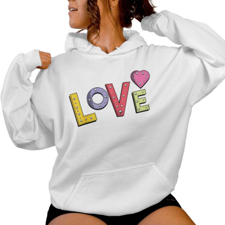 Love Überall Sogar Auf Liebe Süß Mama Papa Raglan Kapuzenpullover für Damen