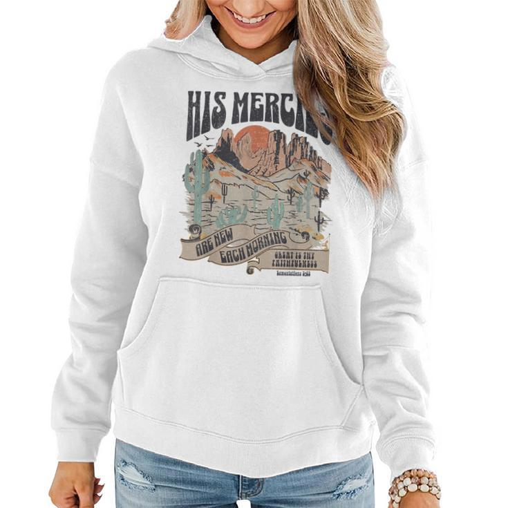His Mercies Are New Every Morning Christian Bible Verse Women Hoodie