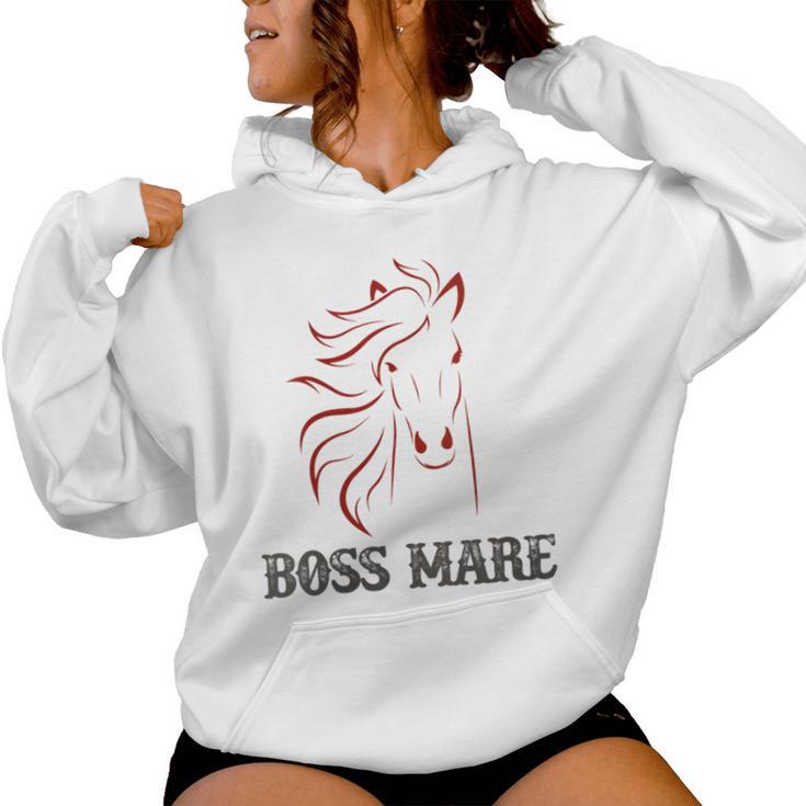 Horse Boss Mare Chesnut Women Hoodie