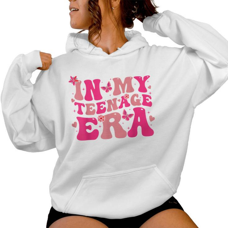 In My Nage Era Retro Groovy 13 To 19 Years Nager Women Hoodie
