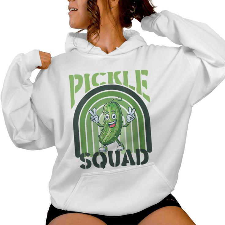 Pickle Squad Foodie For Pickle Fanatics Women Hoodie