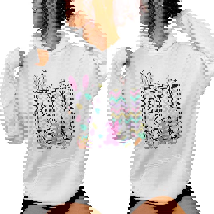 Registered Nurse Easter Spring Bunny Rn Hospital Staff Women Hoodie
